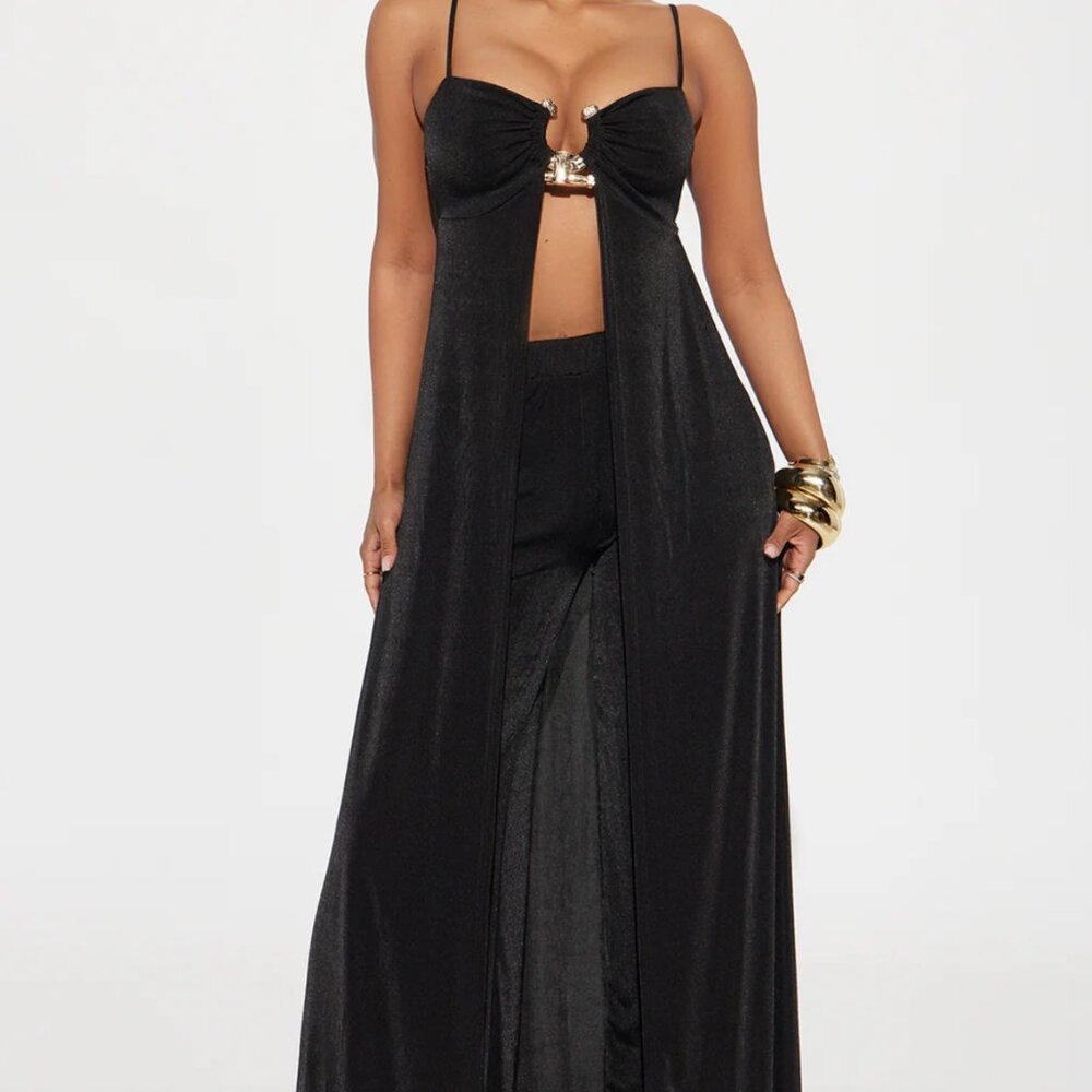 The Aubrey Pant Set - Black- Size M